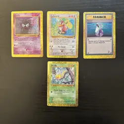 Vintage Pokemon Prism Gold Holo Sticker Cards Lot (31) - 90s Retro - Image 4