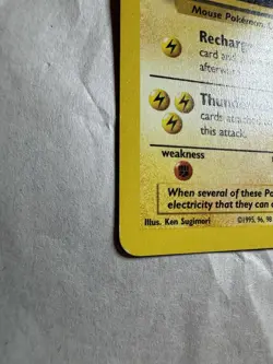 Pokemon TCG Pikachu First Movie Promo 1999 Card Black Star Promo - Image 2