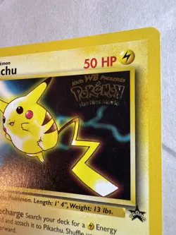 Pokemon TCG Pikachu First Movie Promo 1999 Card Black Star Promo - Image 4