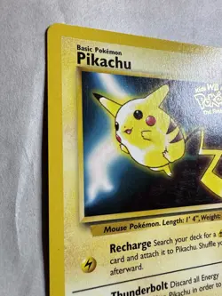 Pokemon TCG Pikachu First Movie Promo 1999 Card Black Star Promo - Image 5