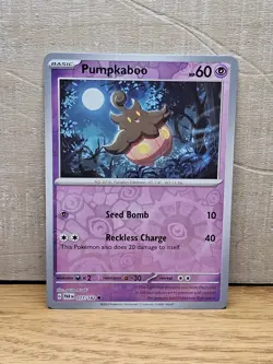 Pumpkaboo 77/182 SV-Paradox Rift Common Reverse Holo Pokemon Card TCG - Image 1