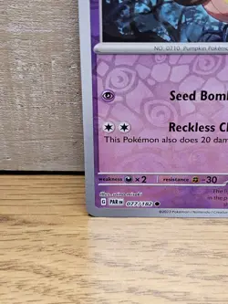 Pumpkaboo 77/182 SV-Paradox Rift Common Reverse Holo Pokemon Card TCG - Image 5