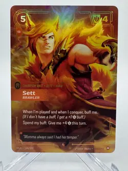 Sett-Brawler 164/298 OGN-Riftbound Origins Champion Unit Epic Card - Image 1