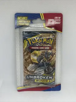 Pokemon Sun & Moon Unbroken Bonds Booster Pack & Promo Card Sealed - Image 1