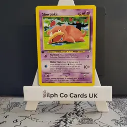 1st Edition Slowpoke 73/111 Neo Genesis Set Pokemon Card WOTC - Image 1