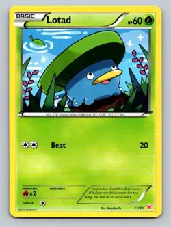 2015 Pokemon Card XY Trainer Kit: Latias & Latios Lotad 11/30 - Image 1