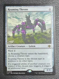 Roaming Throne The Lost Caverns of Ixalan Regular MTG NM Magic Card - Image 1