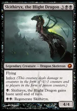 Skithiryx, the Blight Dragon - Near Mint MTG Scars of Mirrodin - Image 1