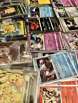Pokemon Card Lot 100 OFFICIAL TCG Cards Ultra Rare Included GX EX MEGA + HOLOS - Image 3