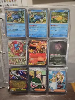 Pokemon TCG Binder Collection Lot Vintage Modern 135 cards Promos Art Rares Wotc - Image 1