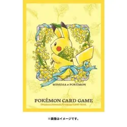 1 protege-carte Mimosa e Pikachu | Pokemon Center Japan Card Game Sleeve - Image 1
