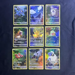 Pokemon Crown Zenith Galarian Gallery Set of 9 Near Mint Cards. Complete Set - Image 1