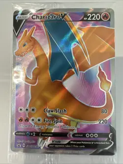 Pokemon TCG Charizard V SWSH Black Star Promo Holo Card SWSH050 Sealed - Image 1