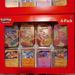 4 * Pokemon 4 Mini Tins + 4 Promo Cards Bundle - 151 SAMS CLUB - 32 packs total - Image 2