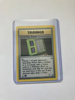 Card-Flip Game Trainer 92/111 1st Edition Pokemon Card - Neo Genesis - Image 5