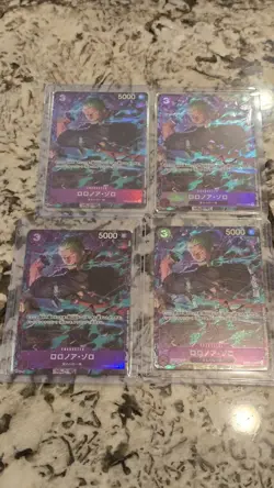 4x Roronoa Zoro OP09-076 R Promo Promotion Pack EX Vol.2 One Piece Card Japanese - Image 1