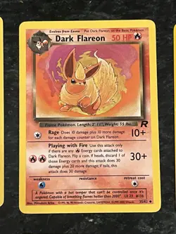 Vintage WOTC Pokemon Card Lot (11) - Holo Dark Jolt-eon, Jungle Jolteon! - Image 3
