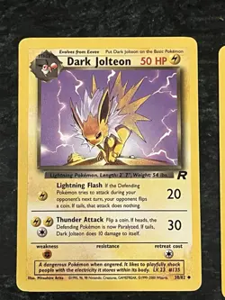 Vintage WOTC Pokemon Card Lot (11) - Holo Dark Jolt-eon, Jungle Jolteon! - Image 4