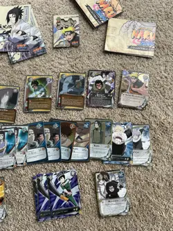 Naruto ccg card lot + Manuals + Game Mats - Image 3
