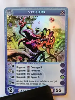 Chaotic TCG Yokkis 3 Max Stats E-C-P Super Rare Card NM - Image 1