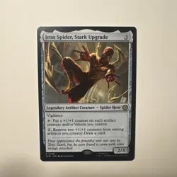 MTG Iron Spider, Stark Upgrade 0166 Regular Marvel's Spider-Man NM SPM - Image 1