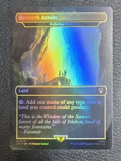 Henneth Annun - Reflecting Pool Commander: the Lord of the Rings Foil MTG Magic - Image 1