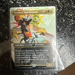 Pantlaza, Sun-Favored (Borderless) Commander: the Lost Caverns of Ixalan Regular - Image 1