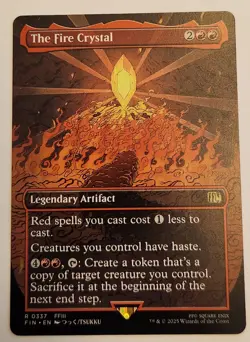 The Fire Crystal (Borderless) Final Fantasy Regular NM+ - Image 1