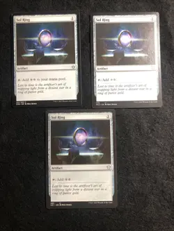 x3 NM Sol Ring Lot Commander Staple MTG TCG (Check Pics) - Image 1