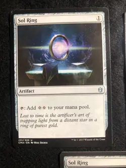 x3 NM Sol Ring Lot Commander Staple MTG TCG (Check Pics) - Image 2