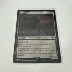 MTG Lord Of The Rings Nazgul 0338 Non-foil Nm-M - Image 1