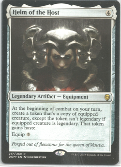 MTG - Helm of the Host - Dominaria (DOM) - 217 - English - NM - Image 1