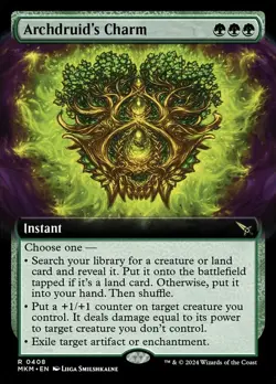 MTG Archdruid's Charm - Extended Art NM-Mint Murders at Karlov Manor - Image 1