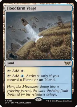 MTG Floodfarm Verge #259 - Duskmourn DSK Near Mint Magic the Gathering - Image 1