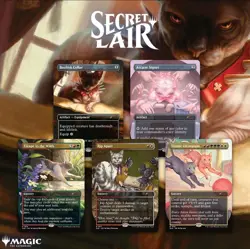 Magic The Gathering: Secret Lair - Cats Are Better Than Dogs Non-Foil Sealed - Image 1