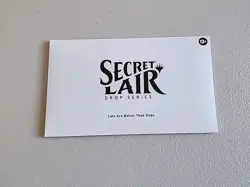 Magic The Gathering: Secret Lair - Cats Are Better Than Dogs Non-Foil Sealed - Image 2