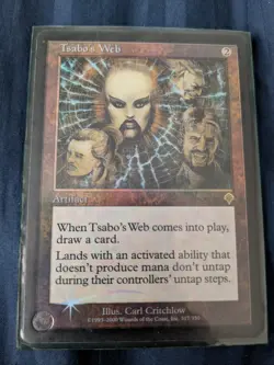 FOIL Tsabo's Web Invasion INV MTG Magic the Gathering 1st Edition - Image 3