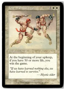 MTG Test of Endurance - Judgment Heavily Played English - Image 1