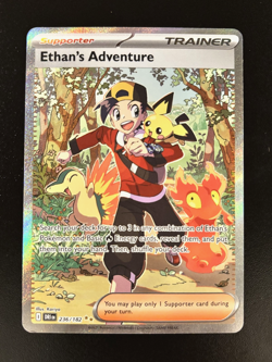 Ethans Adventure 236/182 Destined Rivals Special Illustration Rare Pokemon - NM! - Image 1