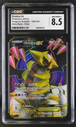 CGC 8.5 Giratina EX 2012 Dragons Exalted 124/124 Ultra Rare Holo Pokemon Card - Image 1