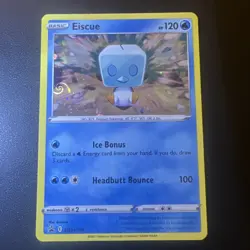 Eiscue SWSH128 Pokemon Sword & Shield Black Star Promo HOLO HD SWIRL LP B - Image 1