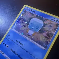 Eiscue SWSH128 Pokemon Sword & Shield Black Star Promo HOLO HD SWIRL LP B - Image 3