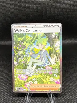 Wally's Compassion 186/132 Special Illustration Rare Pokemon Mega Evolution - Image 1