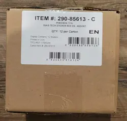 2024 FACTORY SEALED Pokemon Paldean Fates Tech Sticker Collection Display Box - Image 1