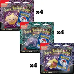 2024 FACTORY SEALED Pokemon Paldean Fates Tech Sticker Collection Display Box - Image 5