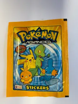 2004 Pokemon Merlin Advanced Series 6 Sealed Sticker Pack - Image 1