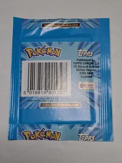 Pokemon - Merlin Series 2 Sticker Pack from 2000 - TOPPS - Image 2