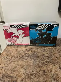 Pokemon Black Bolt and White Flare Elite Trainer Box ETB Set of 2 Sealed - Image 1