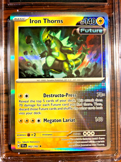 Iron Thorns Holo Rare #062 - CGC MINT+ 9.5 - 2024 Temporal Forces - Pokemon TCG - Image 2