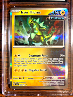 Iron Thorns Holo Rare #062 - CGC MINT 9 - 2024 Temporal Forces - Pokemon TCG - Image 2